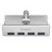 Hub USB Orico MH4PU-SV-BP przykręcany, 4 porty USB 3.1 Gen 1