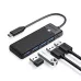 HUB USB-C Orico PAPW4A-C3-015-BK-EP 4 x USB-A 3.0 5Gbps, czarny