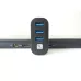 Hub USB Techly 3-portowy 3xUSB 3.0 obrotowy wtyk