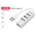 Hub USB Unitek Y-2146 4xUSB 2.0 mini biały