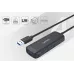 HUB USB-A Unitek H1111E 4x USB-A, kabel 1,5m