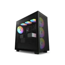 Obudowa NZXT H7 Flow RGB Midi Tower czarna z oknem