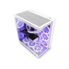 Obudowa NZXT H9 Flow RGB Midi Tower biała z oknem