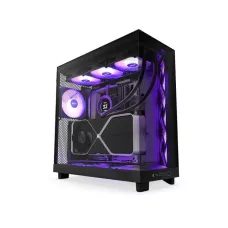 Obudowa NZXT H6 Flow RGB Midi Tower czarna z oknem