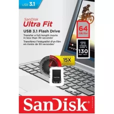 Pendrive SanDisk Ultra Fit 64GB USB 3.1 130M1 / 2