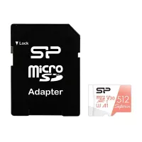 Karta pamięci Silicon Power microSDXC Superior 512GB V30 UHS-1 U3 A1 + ADAPTER