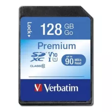 Karta pamięci SDXC Verbatim Premium U1 128GB (90 M1 / 2) Class 10 UHS-1 V10