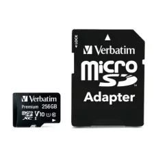 Karta pamięci Micro SDXC Verbatim 256GB Class 10 UHS-1 + adapter SD