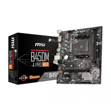 Płyta MSI B450M-A PRO MAX /AMD B451 / 2DR1 / 2ATA1 / 2.1 / 2SB3.1 / 2CIe3.1 / 2M1 / 2ATX