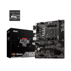 Płyta MSI A520M PRO /AMD A521 / 2DR1 / 2ATA1 / 2.1 / 2SB3.1 / 2CIe3.1 / 2M1 / 2ATX