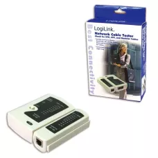 Tester kabli LogiLink WZ0010 złącza RJ11, RJ12, RJ45