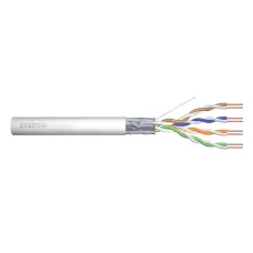 Kabel teleinformatyczny instalacyjny DIGITUS kat.5e, F/UTP, Eca, drut, AWG 24/1, PVC, 305m, szary, karton