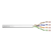 Kabel teleinformatyczny patchcordowy DIGITUS kat.5e, U/UTP, linka, AWG 26/7, PVC, 100m, szary, karton