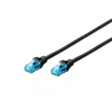 Patchcord DIGITUS UTP kat. 5e 10m PVC czarny