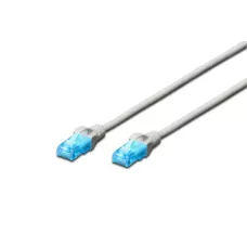 Patchcord DIGITUS UTP kat. 5e 0,25m PVC szary