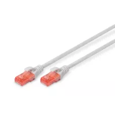 Patchcord DIGITUS UTP kat. 6 1m PVC szary