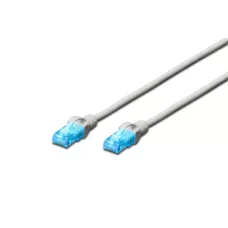 Patchcord DIGITUS UTP kat. 5e 10m PVC szary