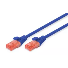 Patchcord DIGITUS UTP kat. 6 1m PVC niebieski