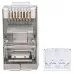 Wtyk Intellinet RJ45 8P/8C STP Cat.6a drut / linka 50szt.