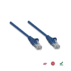 PatchCord 100% miedź Intellinet Cat.5e UTP, 3m, niebieski