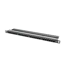 Patch panel Lanberg PPU5-0024-B 24 port 0.5U kat.5e czarny