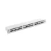 Patch panel Lanberg PPS6-1024-S 24 port 1U kat.6 ekranowany szary