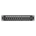 Patch panel Lanberg PPF5-9012-B 12 port 1U 10" kat.5e ekranowany czarny