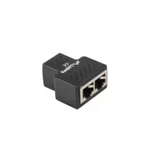 Adapter Lanberg złączka sieciowa spliter RJ-45 - RJ-45 X2 ekranowany