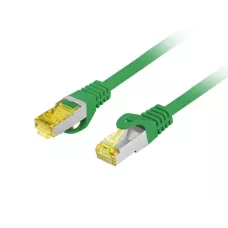 Patchcord Lanberg FTP kat.6A 2m LSZH CU fluke passed zielony