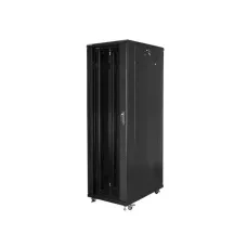 Szafa instalacyjna Rack stojąca 19" 42U 800x1000 czarna Lanberg (flat pack)