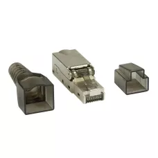 Wtyk RJ45 kat.6A FTP LogiLink MP0044 pozłacany styk 3µ, beznarzędziowy