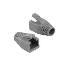 Osłonka wtyku RJ45 LogiLink MP0035 8mm kat.6 szary 50szt