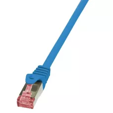 Patchcord LogiLink CQ2026S CAT.6 S/FTP 0,50m, niebieski