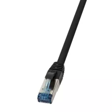 Patchcord LogiLink CQ6095S Cat.6A S/FTP PUR 10,0m czarny