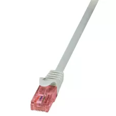 Patchcord LogiLink CQ2032U CAT.6 U/UTP 1m, szary