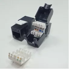 Moduł keystone Jack RJ45 kat. 6A UTP, beznarzędziowy Netrack