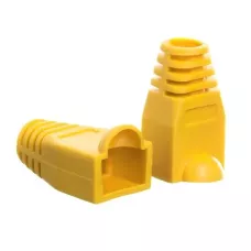 Osłonka na wtyk RJ45 8p żółta (100 szt) Netrack