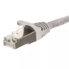 Patchcord RJ45, Netrack osłonka zalewana, kat. 6 FTP/STP, 5m szary