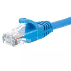 Patchcord RJ45, Netrack osłonka zalewana, kat. 5e UTP, 1m niebieski