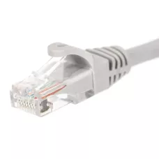 Patchcord RJ45, Netrack osłonka zalewana, kat. 5e UTP, 7m szary