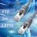 Kabel Patchcord Qoltec FTP | CAT5e | 2 x RJ-45 | 2m