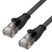 Patchcord UNITEK C1813GBK Cat.6 Płaski, UTP, RJ45, 10m