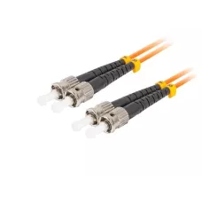 Patchcord światłowodowy Lanberg MM ST/UPC-ST/UPC DUPLEX 3.0MM OM2 50/125 LSZH 5m pomarańczowy