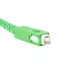 Patchcord światłowodowy Lanberg SM SC/APC-SC/APC SIMPLEX 3.0mm G657B3 2.5m biały