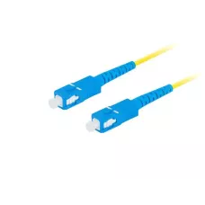 Patchcord światłowodowy Lanberg SM SC/UPC-SC/UPC SIMPLEX 3.0mm LSZH G657A1 2m żółty