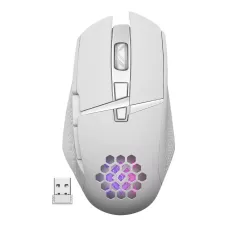 Mysz bezprzewodowa Defender GLORY GM-514 optyczna 3200dpi biała RGB AKUMULATOR 7 przycisków Gaming