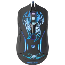 Mysz przewodowa Defender BIONIC GM-250L 3200dpi 6P + podkładka Gaming + GRA