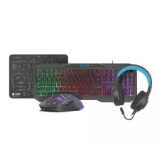 Zestaw przewodowy klawiatura + mysz + słuchawki + podkładka Fury Thunderstreak 3.0 Gaming