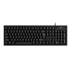 Klawiatura przewodowa Genius KB-100 Offcie black, Full size, odporna na zalanie