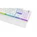 Klawiatura przewodowa Krux Frost Silver-White RGB Gaming White